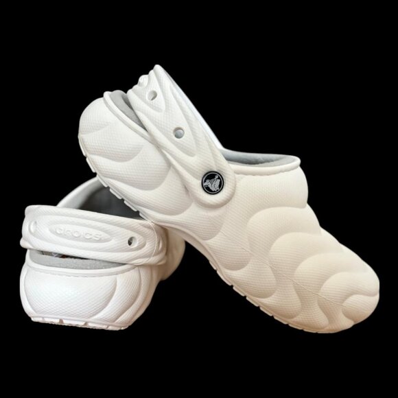 Adult's Classic Crocs Lined Overpuff Clogs Fuzzy Warm Slippers Shoes - Picture 8 of 16